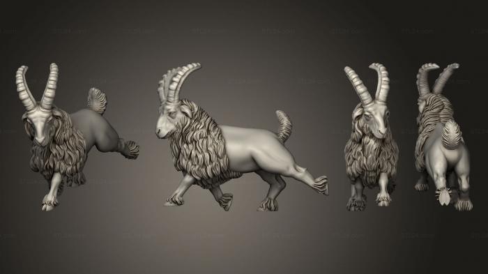 Animal figurines (Goat pose 3, STKJ_2849) 3D models for cnc