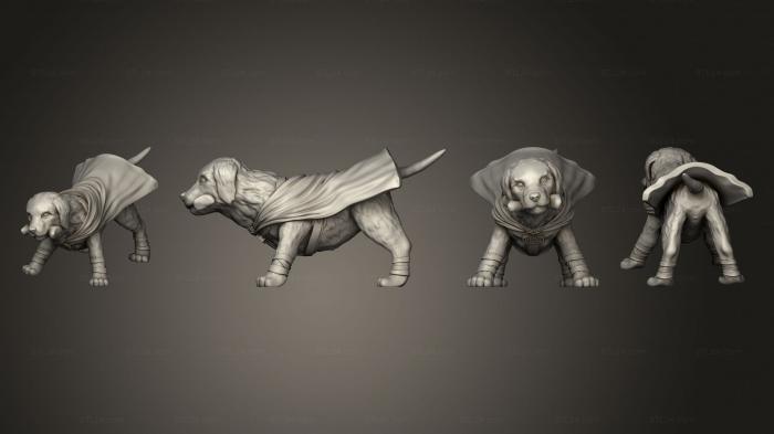 Animal figurines (Hecks Hecksblade Pose 3 03 Bone, STKJ_2887) 3D models for cnc