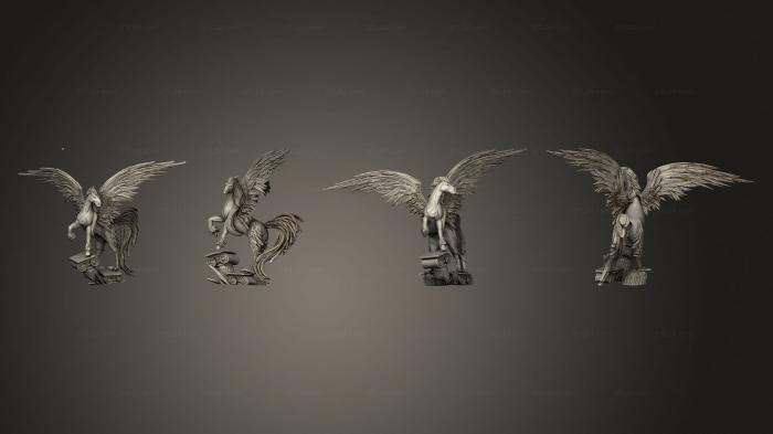 Animal figurines (Hippalectryon 01, STKJ_2895) 3D models for cnc
