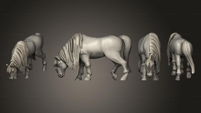 Animal figurines (horse 03, STKJ_2904) 3D models for cnc