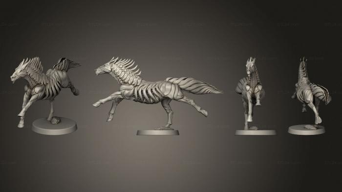 Animal figurines (Iron Stallion s, STKJ_2918) 3D models for cnc