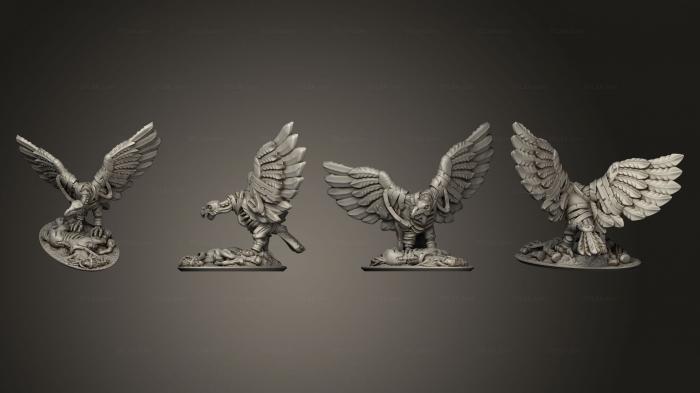Animal figurines (King of Sands Carrion 01, STKJ_2928) 3D models for cnc