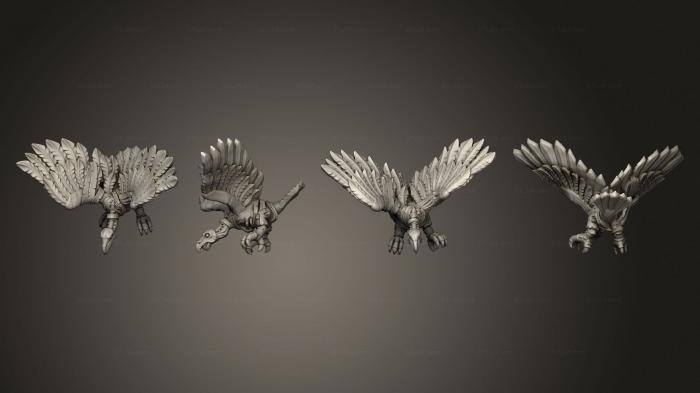 Animal figurines (King of Sands Carrion 08, STKJ_2935) 3D models for cnc