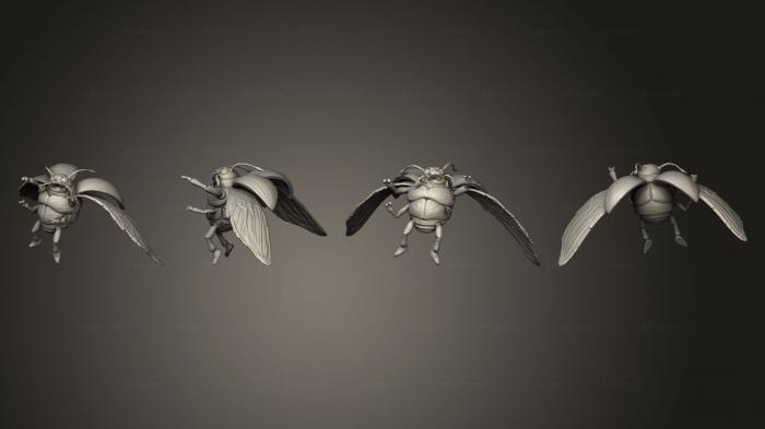 Animal figurines (Lady Bug Bruiser pose 03, STKJ_2946) 3D models for cnc