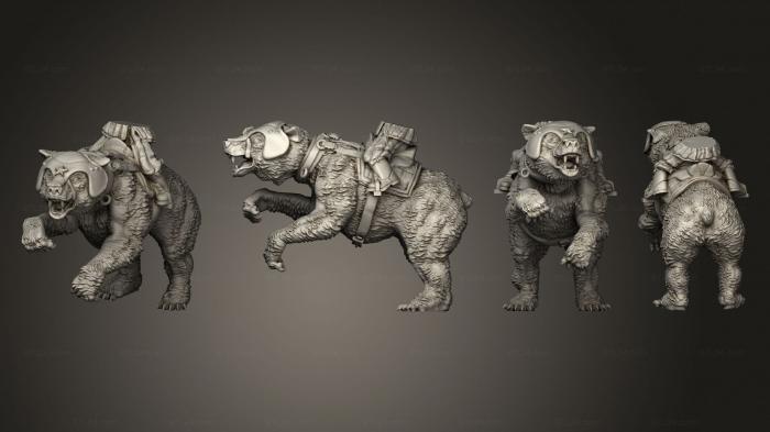 Статуэтки животных (Ватник бронированный 1, STKJ_3011) 3D модель для ЧПУ станка