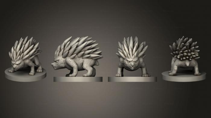 Статуэтки животных (Дикупо версия 2 002, STKJ_3032) 3D модель для ЧПУ станка