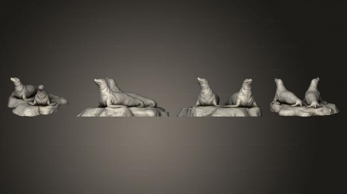 Статуэтки животных (Печать на основе 004, STKJ_3067) 3D модель для ЧПУ станка
