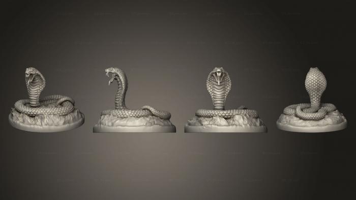 Статуэтки животных (Змея Закончила, STKJ_3076) 3D модель для ЧПУ станка