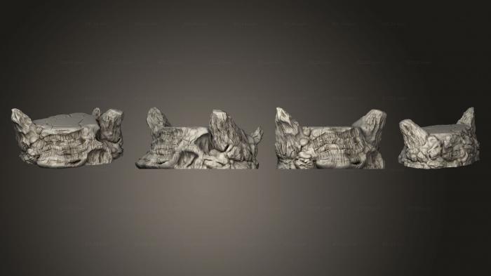 Статуэтки животных (Огромный снежно-Ледяной Холм, STKJ_3084) 3D модель для ЧПУ станка