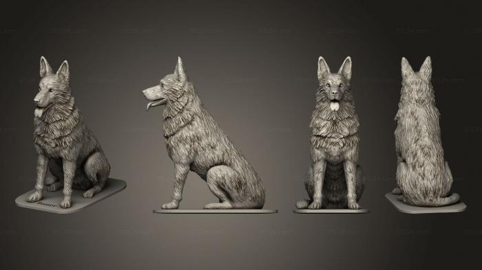 Статуэтки животных (Эффектный Джофо Киран 004, STKJ_3097) 3D модель для ЧПУ станка