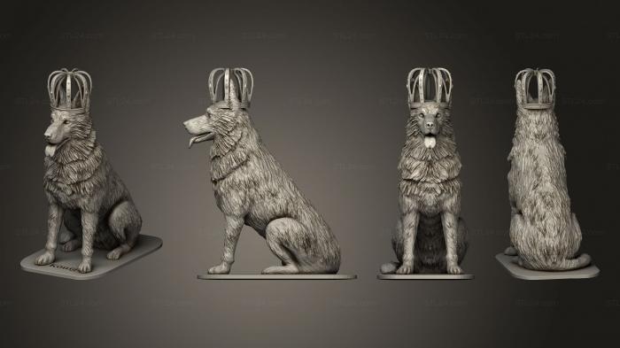 Статуэтки животных (Эффектный Джофо Киран 005, STKJ_3098) 3D модель для ЧПУ станка