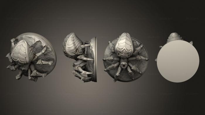 Статуэтки животных (КОРОЛЕВА ПАУКОВ - ПАУКООБРАЗНЫХ, STKJ_3100) 3D модель для ЧПУ станка