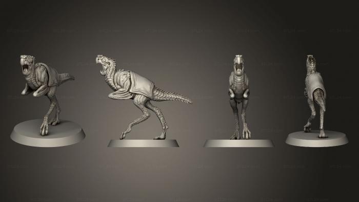 Статуэтки животных (Болотная Виверна с Одеялом v 1, STKJ_3126) 3D модель для ЧПУ станка
