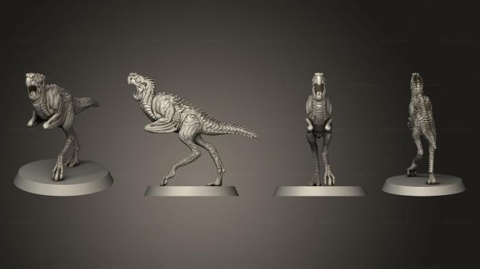 Animal figurines (Swamp Wyvern, STKJ_3127) 3D models for cnc