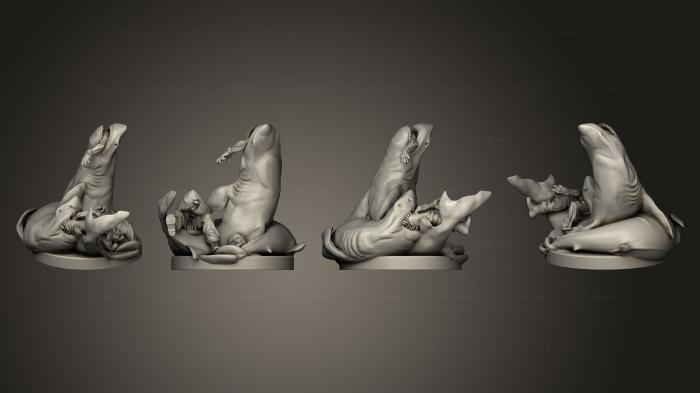 Статуэтки животных (В игре Подделываются Боссы Pandemonium, STKJ_3130) 3D модель для ЧПУ станка
