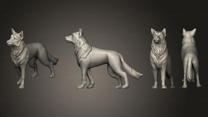 Animal figurines (The hermit 2, STKJ_3132) 3D models for cnc