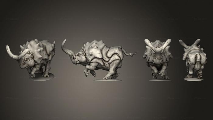 Animal figurines (The Ogrelords, STKJ_3134) 3D models for cnc