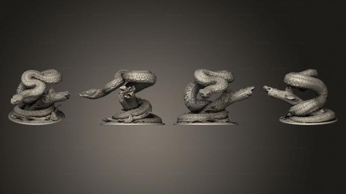 Animal figurines (Viper 2, STKJ_3152) 3D models for cnc