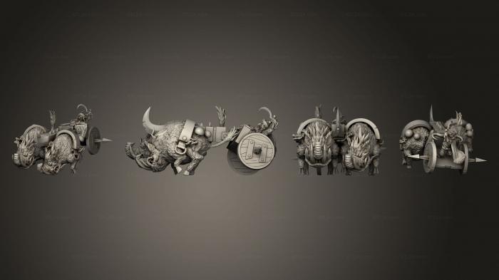 Animal figurines (Warboss Goblin, STKJ_3162) 3D models for cnc