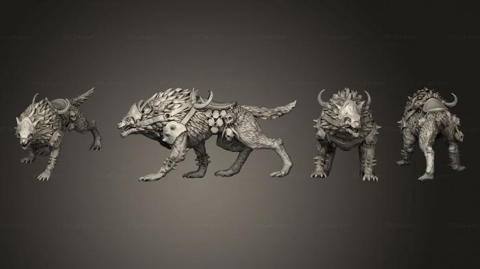 Статуэтки животных (Гора Варга Большая, STKJ_3165) 3D модель для ЧПУ станка