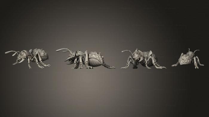 Статуэтки животных (Дикие Канки 01, STKJ_3177) 3D модель для ЧПУ станка