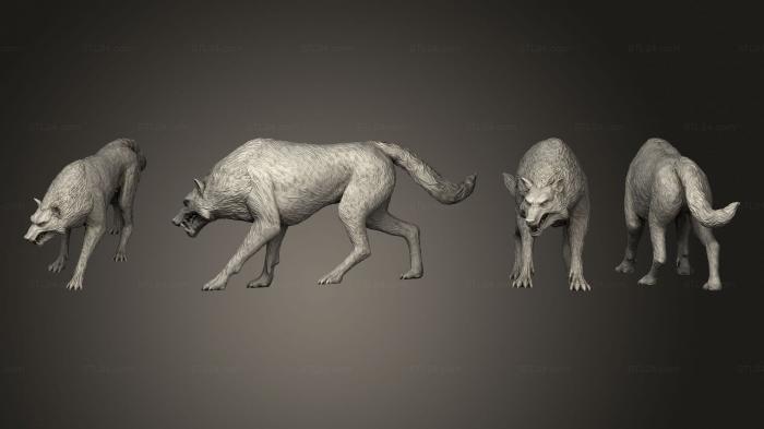 Статуэтки животных (Контракт Ведьмака с телом Кеоградана 004, STKJ_3192) 3D модель для ЧПУ станка