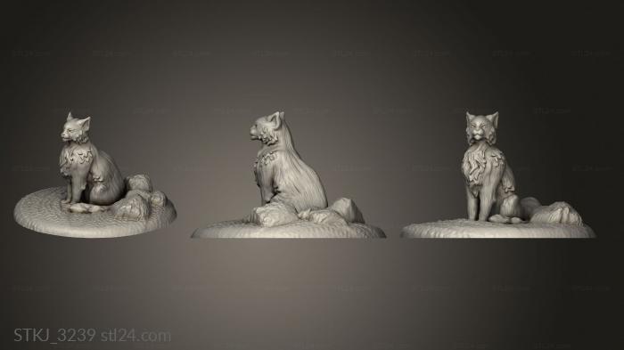 Animal figurines (STKJ_3239) 3D models for cnc