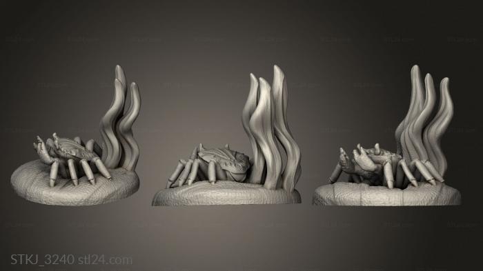 Статуэтки животных (STKJ_3240) 3D модель для ЧПУ станка