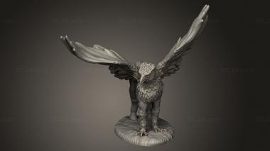 Animal figurines (Hippogriff, STKJ_3248) 3D models for cnc