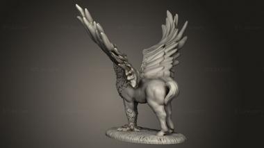 Animal figurines (Hippogriff, STKJ_3248) 3D models for cnc