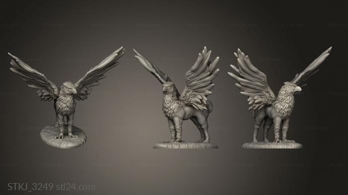 Animal figurines (STKJ_3249) 3D models for cnc