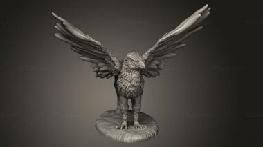 Animal figurines (Hippogriff, STKJ_3249) 3D models for cnc