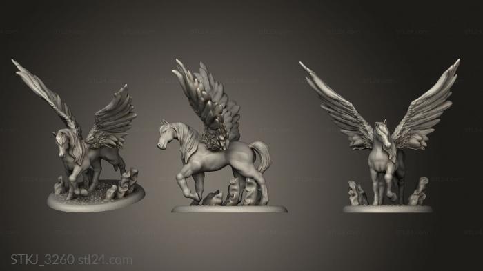 Animal figurines (STKJ_3260) 3D models for cnc