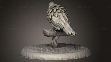 Animal figurines (Raven, STKJ_3264) 3D models for cnc