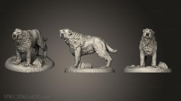Animal figurines (STKJ_3265) 3D models for cnc