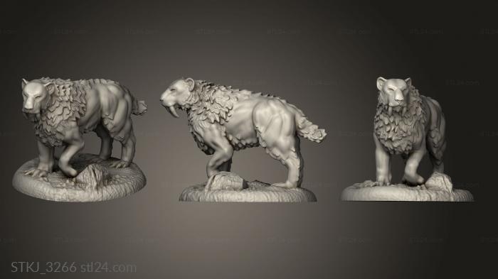 Animal figurines (STKJ_3266) 3D models for cnc