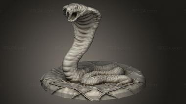 Animal figurines (Snake, STKJ_3267) 3D models for cnc