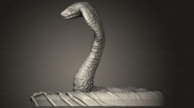 Animal figurines (Snake, STKJ_3268) 3D models for cnc