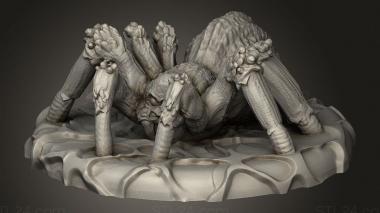 Animal figurines (Spider, STKJ_3269) 3D models for cnc