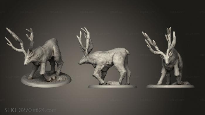 Animal figurines (STKJ_3270) 3D models for cnc