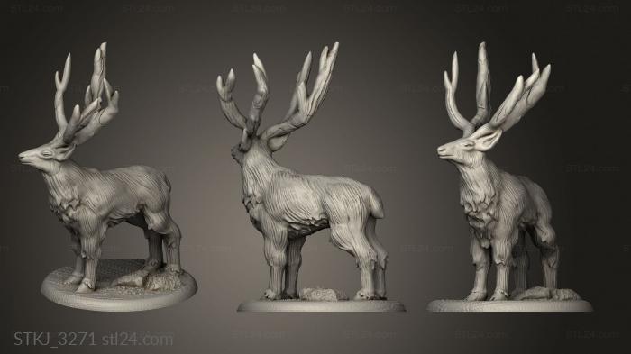 Animal figurines (STKJ_3271) 3D models for cnc