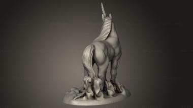 Animal figurines (Unicorn, STKJ_3275) 3D models for cnc