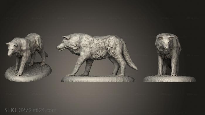 Animal figurines (STKJ_3279) 3D models for cnc