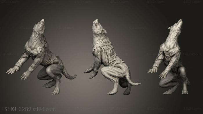 Animal figurines (STKJ_3289) 3D models for cnc