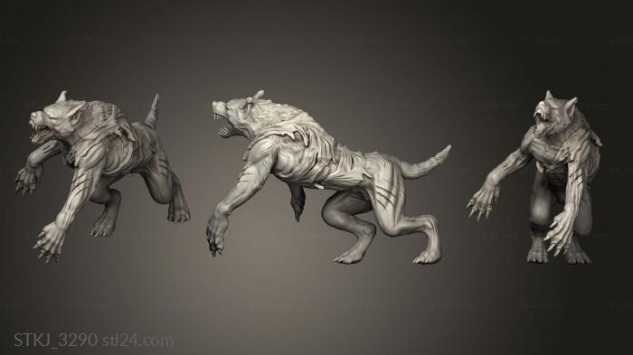 Animal figurines (STKJ_3290) 3D models for cnc