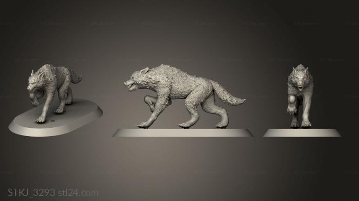 Animal figurines (STKJ_3293) 3D models for cnc
