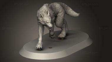 Animal figurines (Abracadabra WOLF SEQUITURS, STKJ_3295) 3D models for cnc