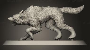 Animal figurines (Abracadabra WOLF SEQUITURS, STKJ_3296) 3D models for cnc