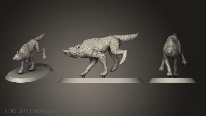 Animal figurines (STKJ_3297) 3D models for cnc