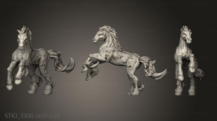 Animal figurines (STKJ_3300) 3D models for cnc